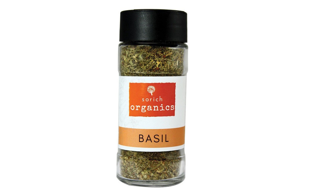 Sorich Organics Basil    Glass Bottle  25 grams